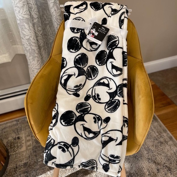 Disney Other - Disney Mickey Mouse Plush Throw Blanket